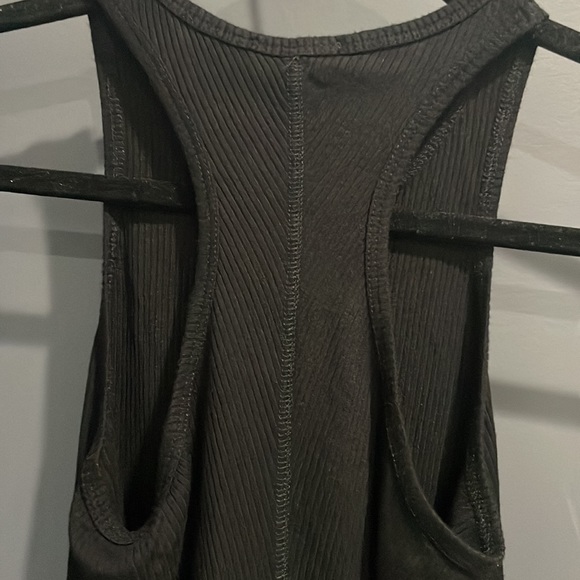 Hashttag in Trend brand black ribbed racerback tank top - Picture 6 of 7